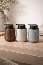 Foaming Soap Dispenser – Wood Grain Edition
