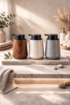 Foaming Soap Dispenser – Wood Grain Edition