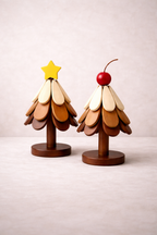 Wooden Tree Trivet Set – Transforming Coaster Design