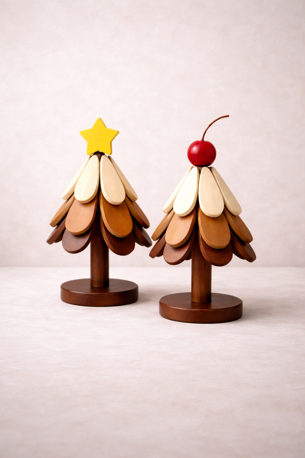 Wooden Tree Trivet Set – Transforming Coaster Design